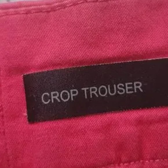 Kut from the Kloth Pink Crop Trouser Pants - Picture 7 of 11